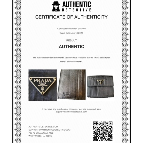 Prada Black Nylon Authentic Compact Wallet - Picture 14 of 14